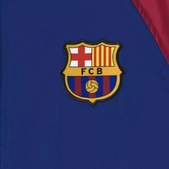 Nike FC Barcelona 2019/20 Rare Convertible Jacket Men's Size Medium - Picture 3 of 3